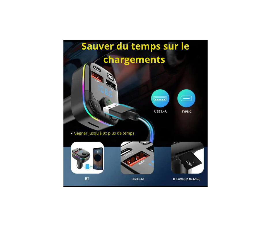 Transmetteur FM Bluetooth